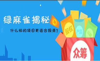 什么样的项目更适合投资？绿麻雀众筹系统揭秘